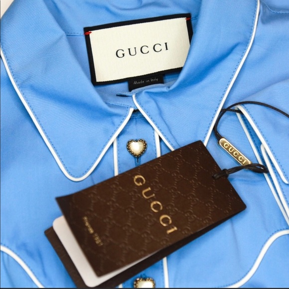 Gucci Tops - Gucci NWT Amazing super cute bottom up shirt